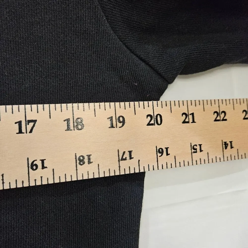 Levi's New York Hoodie Full Zip Black White Size Small